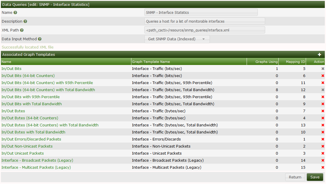 Data Query Edit Interface