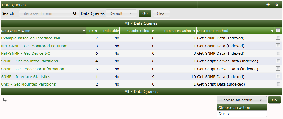 Data Query Interface