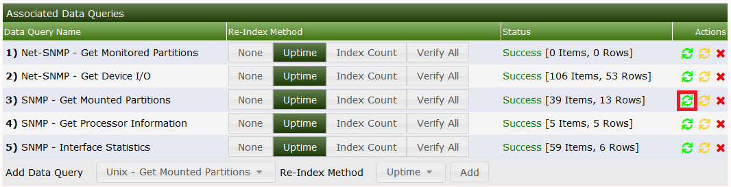 SNMP Table 3 - Devices