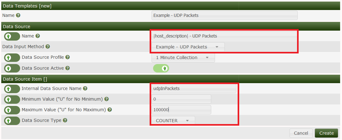 Data Template - Two DS, Step1