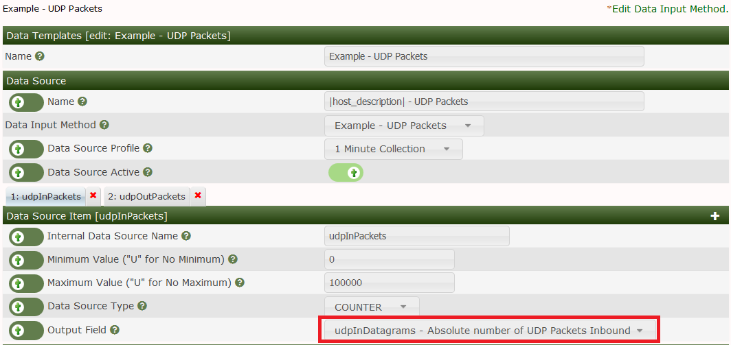 Data Template - Two DS, Step2