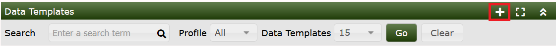 SNMP Table 1 - Data Template