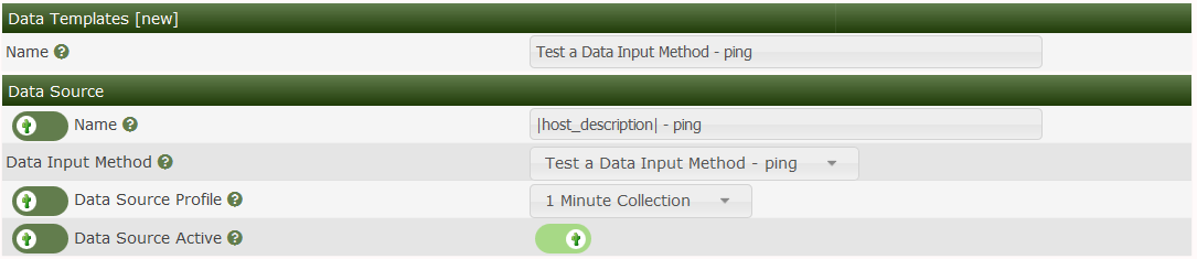 Data Templates New