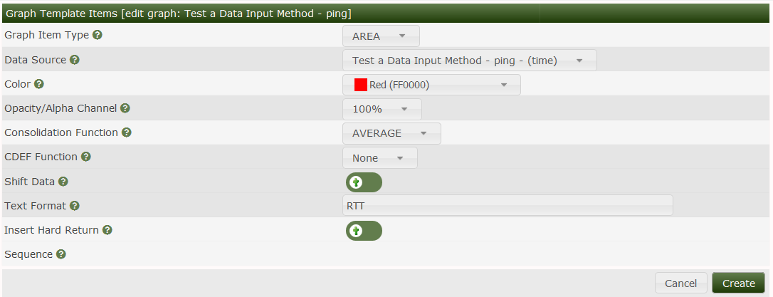 Graph Template Items 2